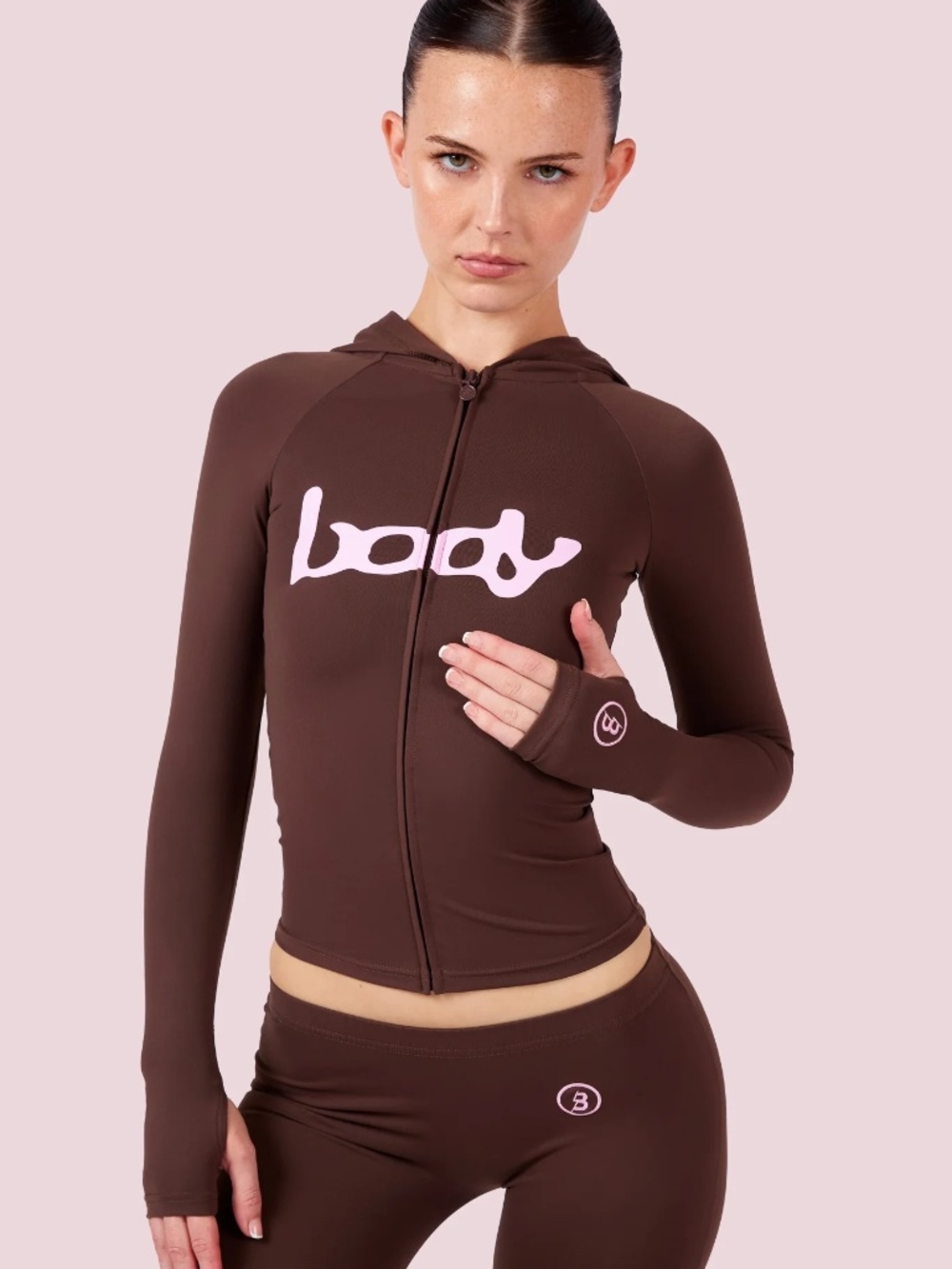 BODY by Raven Tracy , Mocha Bubblegum Pink Set-SMALL